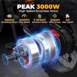 KAOLORY 3000W Electric Bike for Any Terrain