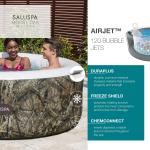 SaluSpa Mossy Oak Inflatable Hot Tub for 2-4