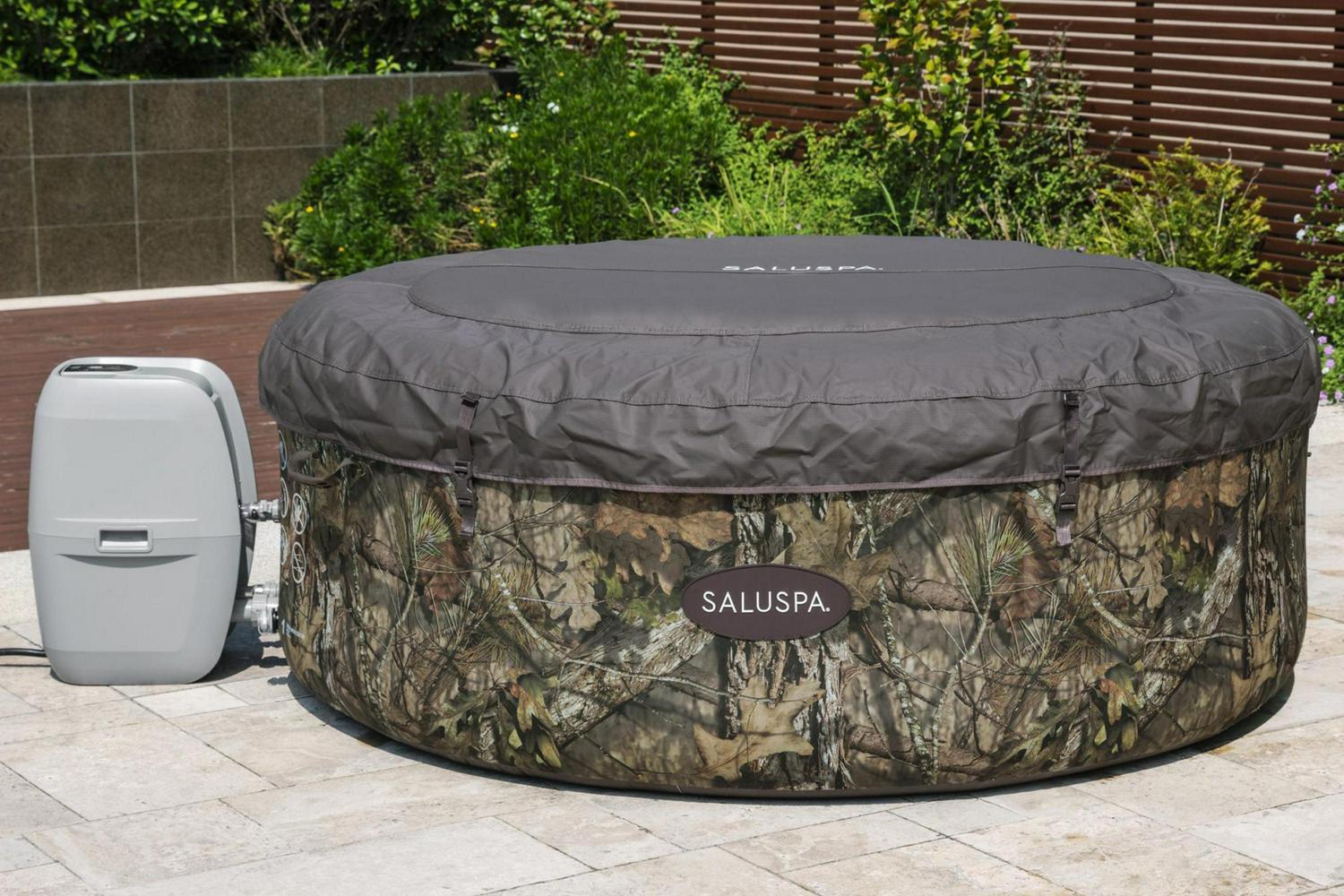 SaluSpa Mossy Oak Inflatable Hot Tub for 2-4