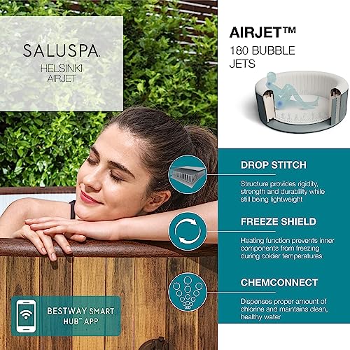 Bestway Helsinki Airjet Hot Tub with Bubbles