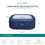 Bestway SaluSpa Hawaii Inflatable Hot Tub for 6