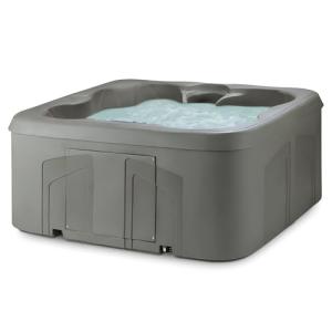 LifeSmart 4-Person Square Hot Tub with Jets