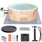 Portable Inflatable Hot Tub for 4-6 People