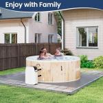 Portable Inflatable Hot Tub for 4-6 People