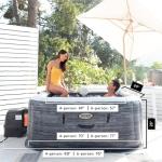 Intex PureSpa Plus Inflatable Square Hot Tub