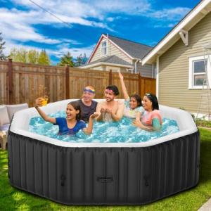 Inflatable 4-6 Person Hot Tub with Jets