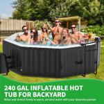 Inflatable 4-6 Person Hot Tub with Jets