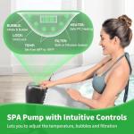 Inflatable 4-6 Person Hot Tub with Jets