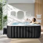 NAIZEA Inflatable Hot Tub for 4 to 6 People