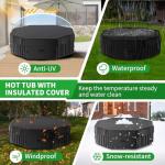 Inflatable 4-6 Person Hot Tub with Jets