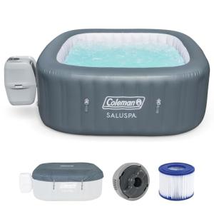 Coleman SaluSpa Square Inflatable Hot Tub for 6