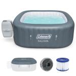 Coleman SaluSpa Square Inflatable Hot Tub for 6