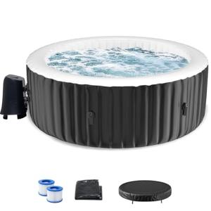 LILYPELLE Inflatable Hot Tub for 2-4 People