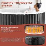 LILYPELLE Inflatable Hot Tub for 2-4 People