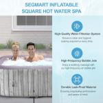 SEGMART Inflatable Spa for 4-6 People with Jets