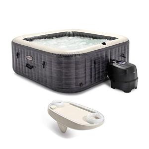 Intex PureSpa Plus Inflatable Square Hot Tub with Tray