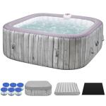 BTMWAY Inflatable Hot Tub for 4-6 People