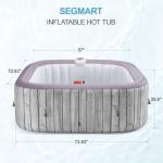 SEGMART Inflatable Spa for 4-6 People with Jets