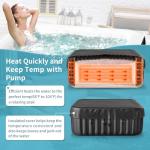 Portable Inflatable Hot Tub for 4-6 People