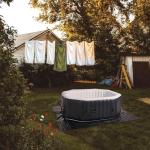 WEJOY 6-Person Inflatable Hot Tub with Bubbles