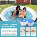 Inflatable Round Hot Tub for 2-4 People