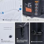 WEJOY 6-Person Inflatable Hot Tub with Bubbles