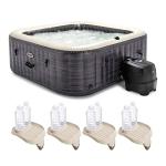 Intex PureSpa Plus 94" Inflatable Square Hot Tub
