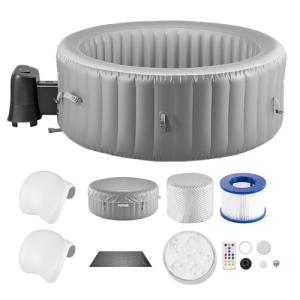 VEVOR Inflatable Hot Tub for 6-8 People