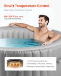 VEVOR Inflatable Hot Tub for 6-8 People