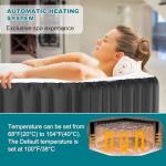 Mosener Inflatable Hot Tub for 4-6 People