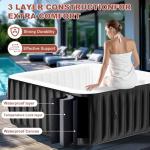 LILYPELLE 4-6 Person Inflatable Hot Tub Spa