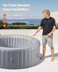 VEVOR Inflatable Hot Tub for 6-8 People