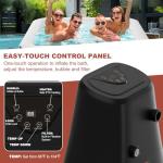LILYPELLE 4-6 Person Inflatable Hot Tub Spa