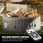 SereneLife 6-Person Inflatable Hot Tub with Jets