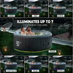 SereneLife 6-Person Inflatable Hot Tub with Jets