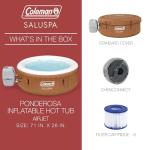 Coleman SaluSpa Ponderosa Inflatable Hot Tub 2-4 Person