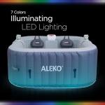 ALEKO Lucca 4-Person Inflatable Jetted Hot Tub