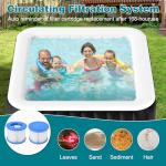 Mosener 4-6 Person Inflatable Hot Tub with Jets