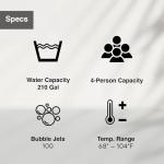 Intex 4-Person Inflatable Heated Hot Tub