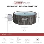 Coleman SaluSpa Napa Inflatable Hot Tub with Jets