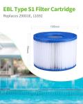 EBL S1 Hot Tub Filter Cartridges - 6 Pack