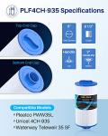 POOLPURE Spa Filter for Hot Tubs - 1 Pack