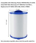 Yinage 6CH-940 Spa Hot Tub Filter (2 Pack)