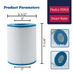 Mamokin PDM28 Hot Tub Filter Replacement, 2 Pack