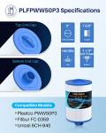 POOLPURE Spa Filter Replacement - 2 Pack