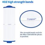 Cryspool® Spa Filter Cartridge Set, 50 Sq. Ft