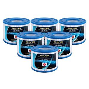 PoolPure Type VI Hot Tub Filter Cartridges - Set of 6