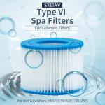 Coleman Hot Tub Filter Replacement Cartridges (4 Pack)