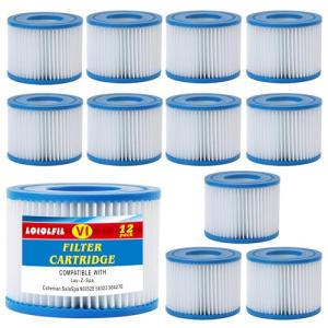 Type VI Spa Filter for SaluSpa Hot Tubs - 12 Pack