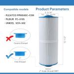 AmiBron 5CH-502 Hot Tub Filter 2 Pack